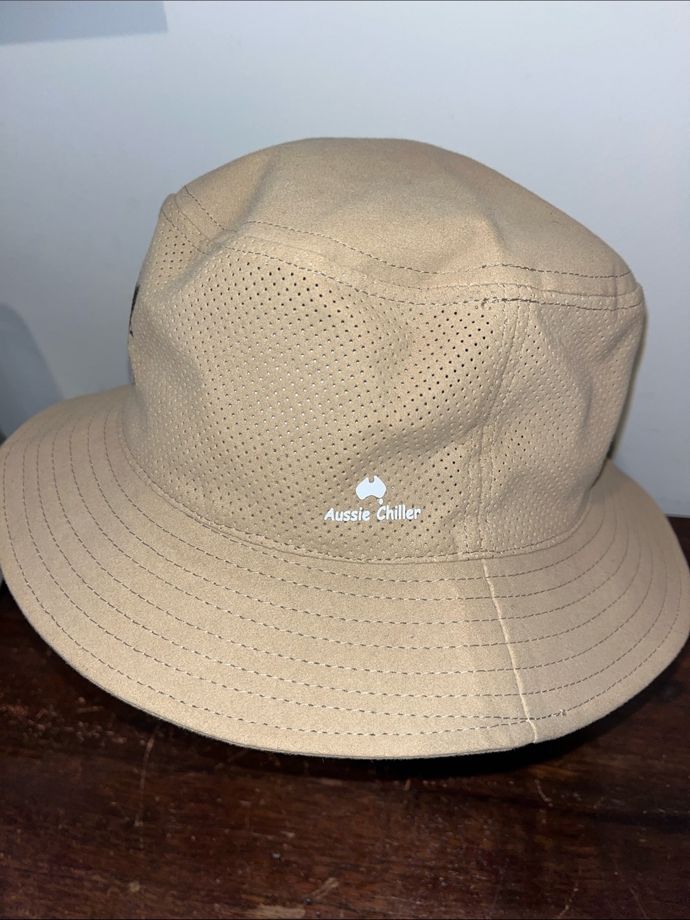 Aussie Chiller Bucket Hat Wildfire Ranch XL Outback Chill soak with water